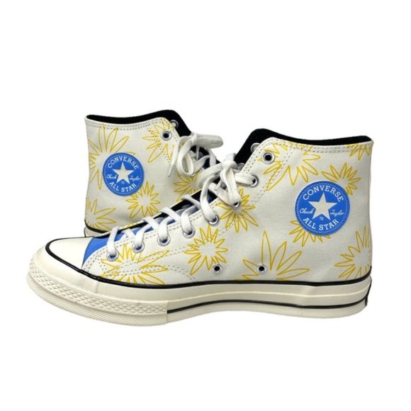 Converse Chuck Taylor 70 All Star High Top White Canvas Men’s Sneakers 172863C - Picture 9 of 12